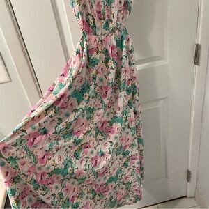 Floral Dress Medium Mid Length